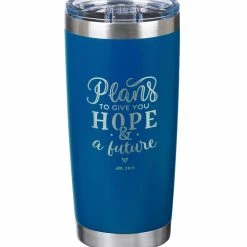 The Sparkling Spur Plans To Give You Hope Stainless Steel Travel Mug Gifts/Grace