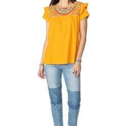 Hot Sale 🎉 Double D Ranch Wear - Folk Foray Collection Palomita Top Tops 🤩 15 Double D Ranch Wear - Folk Foray Collection Palomita Top Tops