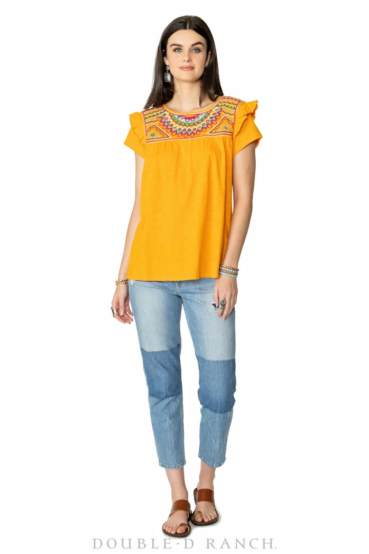 Hot Sale 🎉 Double D Ranch Wear - Folk Foray Collection Palomita Top Tops 🤩 8 Double D Ranch Wear - Folk Foray Collection Palomita Top Tops