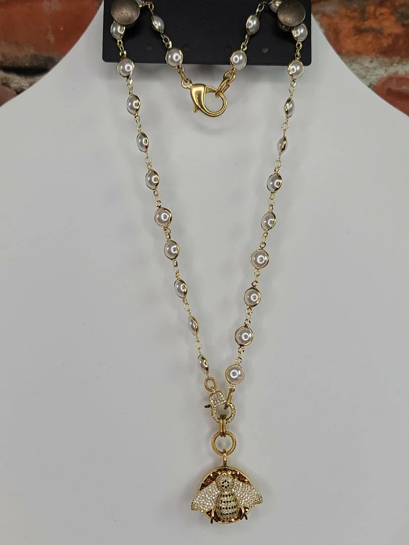 Discount 👏 Mustard Seed Jewelry Pave Bee Necklace New Arrivals 🛒 3 Mustard Seed Jewelry Pave Bee Necklace New Arrivals