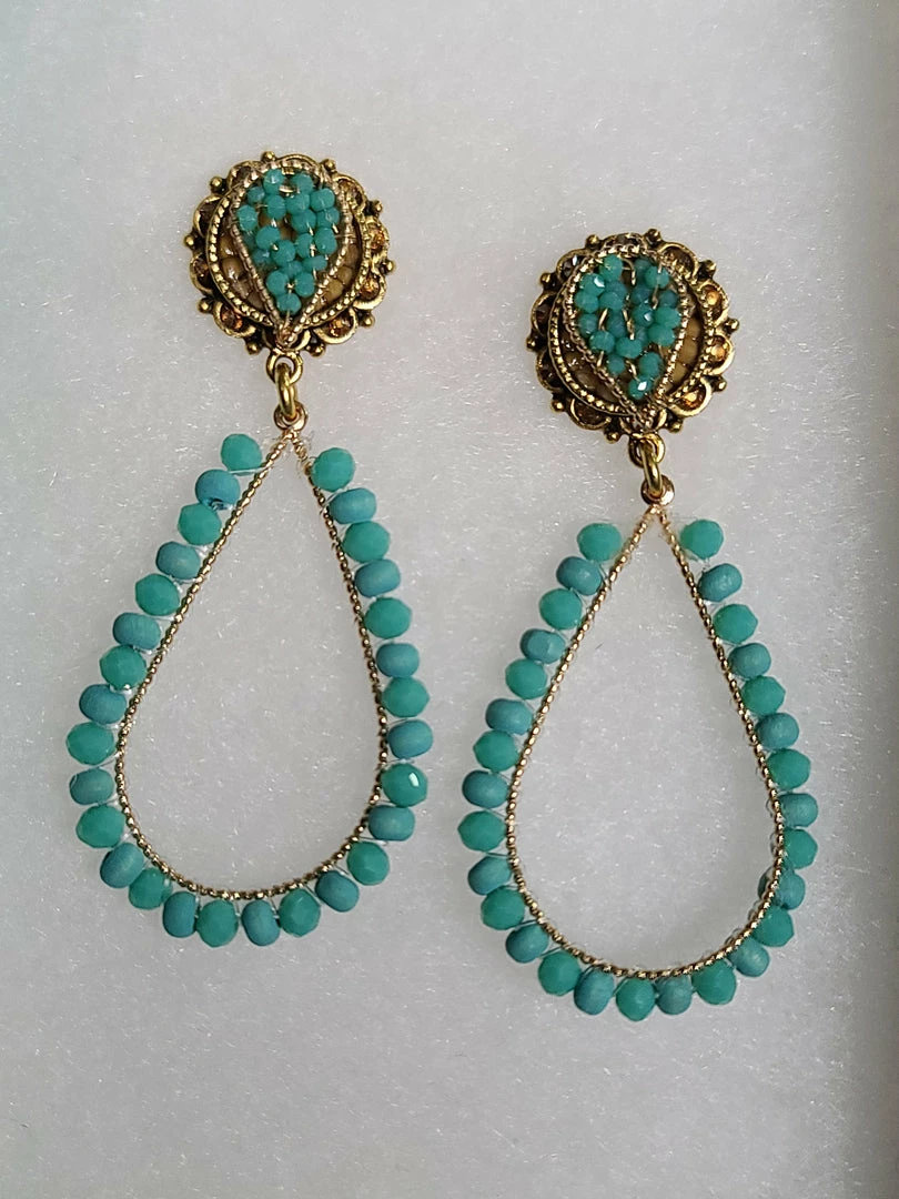 New ✔️ Mustard Seed Jewelry Statement Earrings ❤️ 3 Mustard Seed Jewelry Statement Earrings