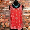 Tasha Polizzi Paisley Tank