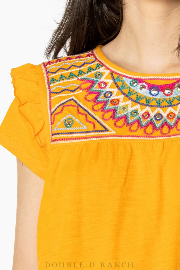 Hot Sale 🎉 Double D Ranch Wear - Folk Foray Collection Palomita Top Tops 🤩 9 Double D Ranch Wear - Folk Foray Collection Palomita Top Tops