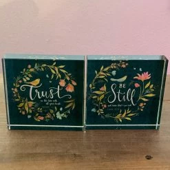 The Sparkling Spur 4” Glass Block