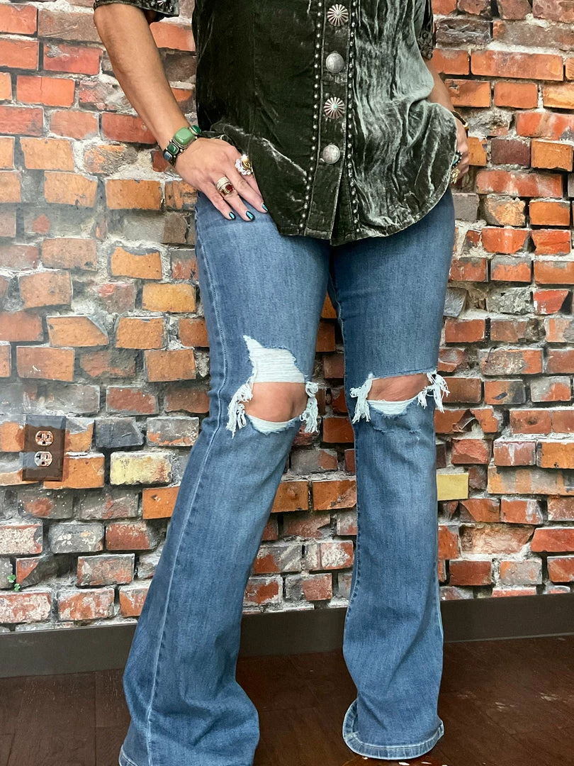 Best Pirce โ๏ธ Hidden Happi Mid Rise Flare ๐ 3 Hidden Happi Mid Rise Flare