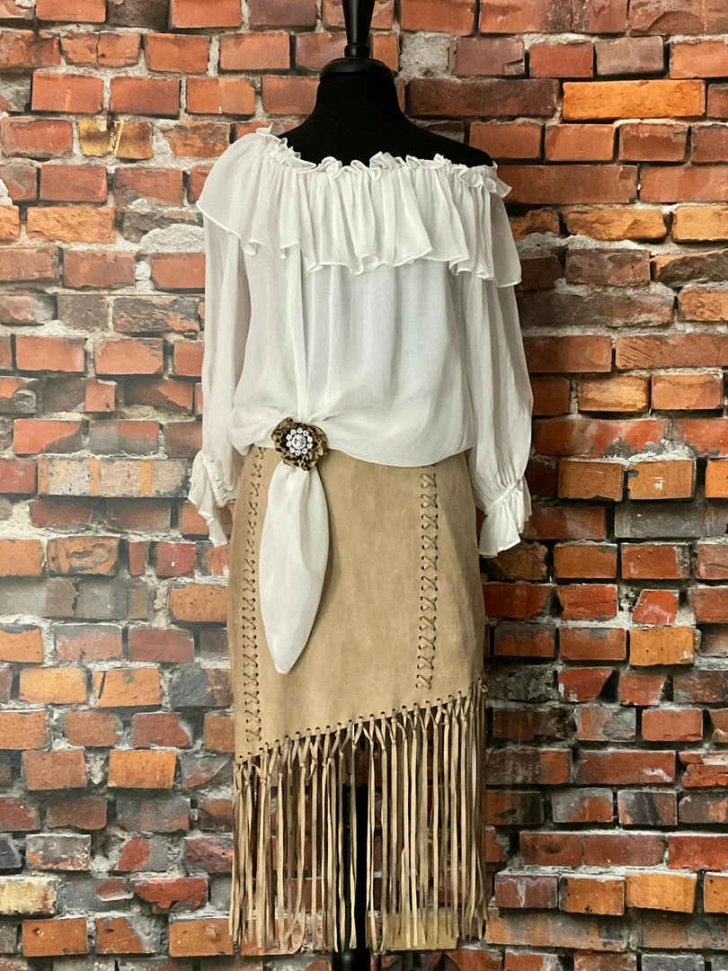 Buy ⌛ Vintage Collection TIFFIANY'S CLOSET Flowing Ruffled (on/off The Shoulder) Tunic 😉 5 Vintage Collection TIFFIANY'S CLOSET Flowing Ruffled (on/off The Shoulder) Tunic