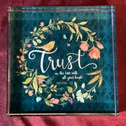 The Sparkling Spur 4” Glass Block