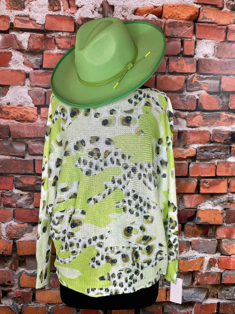 Deals ๐ The Sparkling Spur New Arrivals Leopard/Camo Sweater ๐งจ 3 The Sparkling Spur New Arrivals Leopard/Camo Sweater