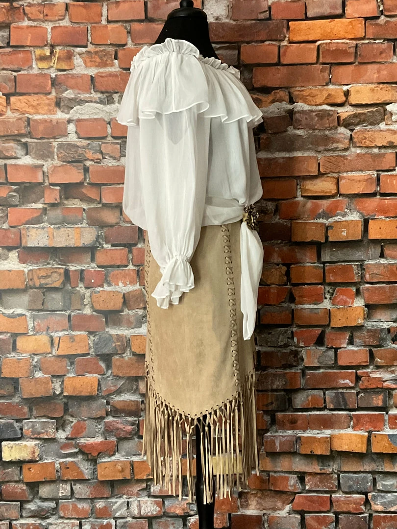 Cheap 🌟 Tasha Polizzi 👗 Skirt With Long Fringe 💯 7 Tasha Polizzi Skirt With Long Fringe