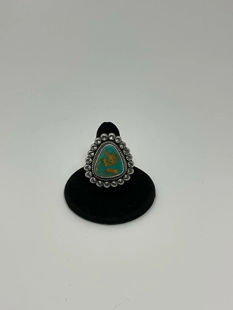 Promo ๐ฏ Leon MTZ Designs Jewelry Sonoran Gold Turquoise Ring ๐ 4 Leon MTZ Designs Jewelry Sonoran Gold Turquoise Ring