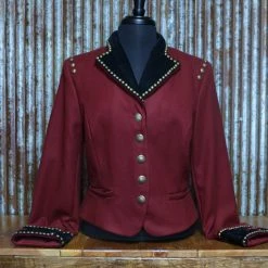 Double D Ranch Wear Wine Blazer