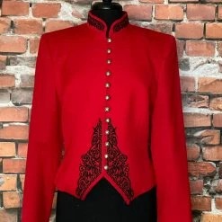 Hairston Roberson Hairston Blazer With Black Embroidery