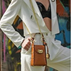 Discount ๐ The Sparkling Spur The Desi, Mini Leather Bag โค๏ธ 7 The Sparkling Spur The Desi, Mini Leather Bag