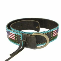 Double D Ranch Wear Handbags/Belts/Accessories Old Glory Crow Belt