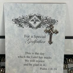 The Sparkling Spur Gifts/Grace For A Special Godfather Pin