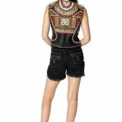 Double D Ranch - Folk Foray Collection Vests Festival Of Colors Vest