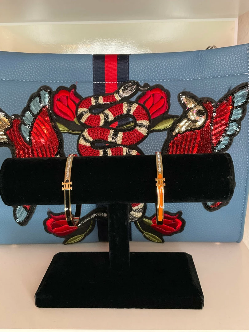 Outlet 👍 The Sparkling Spur H Bracelet W/Half Rhinestone 🎉 3 The Sparkling Spur H Bracelet W/Half Rhinestone