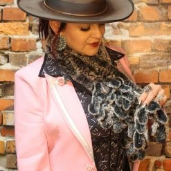 Pat Danke Hats/Headbands/Scarves/Gloves Ruffles & Rabbit Neck Piece