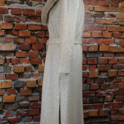 The Sparkling Spur Dazzling Long Sequined Coat Jackets