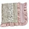 The Sparkling Spur Snowcat Dusty Pink Blanket Kids Of A King