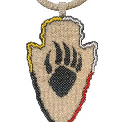 Tex’s Line Accessories Arrow Beaded Bear Claw Medallion
