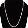 The Sparkling Spur New Arrivals 24" Silver Tennis Necklace