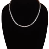 The Sparkling Spur New Arrivals 18" Silver Tennis Necklace