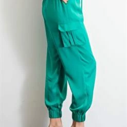 The Sparkling Spur Satin Jogging Pants