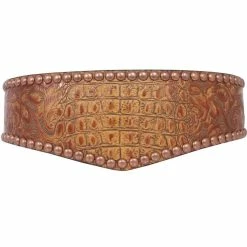 Double J Saddlery Double J Tan Wide V Belt