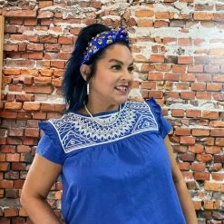 Double D Ranch Wear - Folk Foray Collection Palomita Top