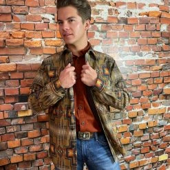 Outlet 🤩 Pendleton Jacquard CPO Wool 👕 Shirt Jacket 😉 12 Pendleton Jacquard CPO Wool Shirt Jacket