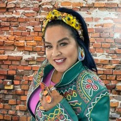 Double D Ranch - Folk Foray Collection Festival Of Colors Jacket