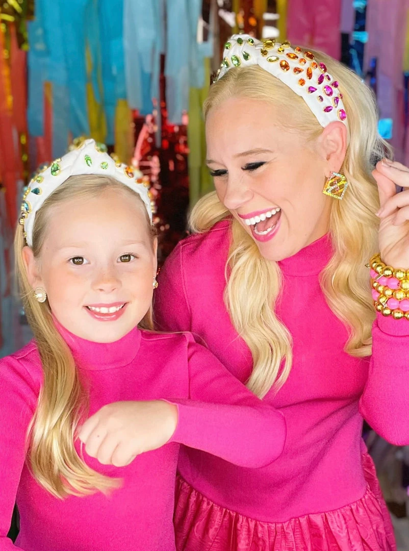 Brand new ๐ Brianna Cannon Ivory Headband With Rainbow Gradient Hand-Sewn Crystals (Mommy + Me Option) Hats/Headbands/Scarves/Gloves ๐ 11 Brianna Cannon Ivory Headband With Rainbow Gradient Hand-Sewn Crystals (Mommy + Me Option) Hats/Headbands/Scarves/Gloves