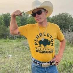 Pendleton Bison Graphic Tee Men's Shirts