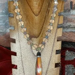 The Sparkling Spur Clear Crystal Drop W/Clear Cut Beads