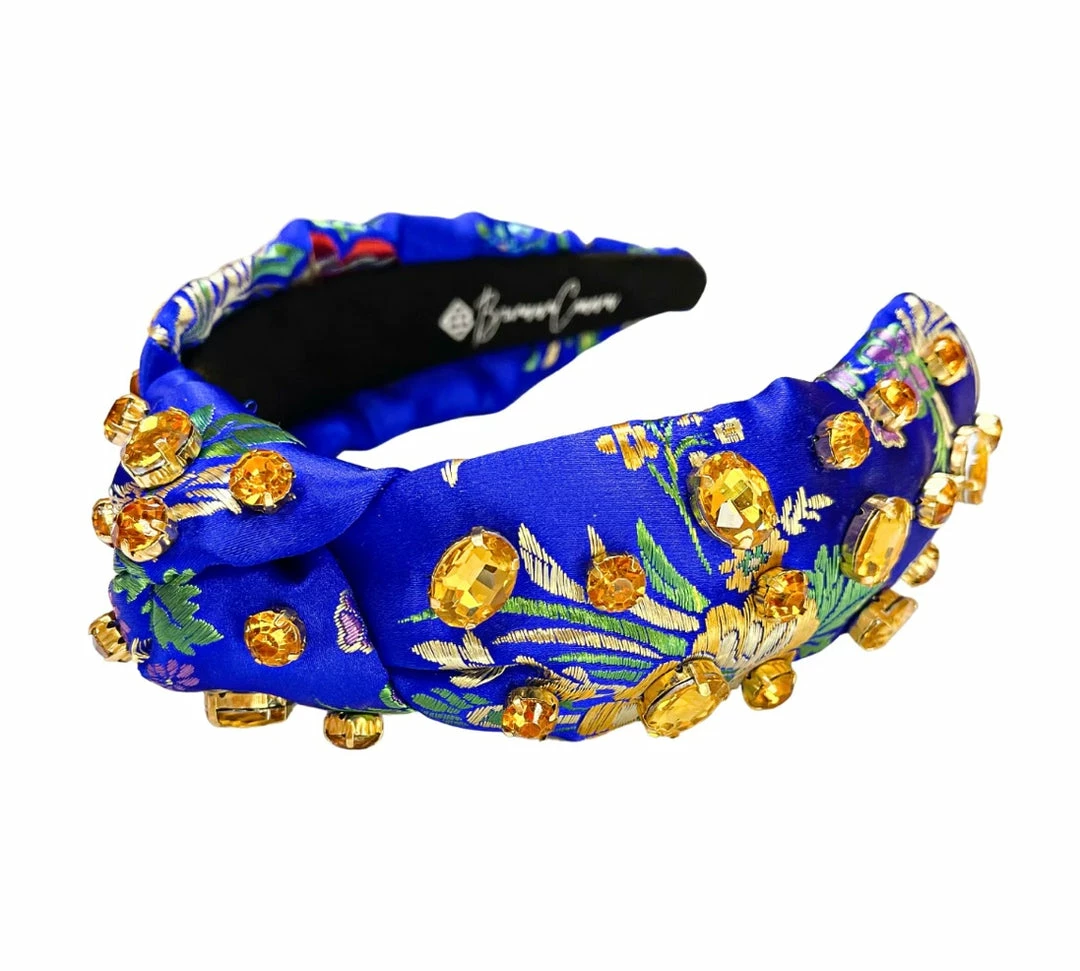 Best reviews of 𧨠Brianna Cannon Hats/Headbands/Scarves/Gloves Royal Blue Silk Floral Headband With Hand-Sewn Crystals π 3 Brianna Cannon Hats/Headbands/Scarves/Gloves Royal Blue Silk Floral Headband With Hand-Sewn Crystals