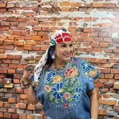 Double D Ranch Wear - Folk Foray Collection Tops Ynez Poncho