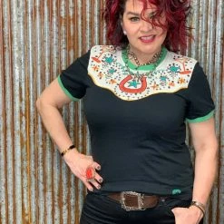 Discount โค๏ธ Double D Ranch Wear Weston Western Tee Tops ๐ 10 Double D Ranch Wear Weston Western Tee Tops