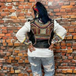 Double D Ranch - Folk Foray Collection Vests Festival Of Colors Vest