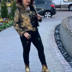 The Sparkling Spur Jackets Tweed And Sequin Jacket