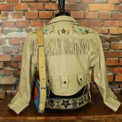 Best Pirce ๐ Double D Ranch Wear ButteryLeather Cropped Jacket W/beaded Flower Details TIFFIANY'S CLOSET โ๏ธ 7 Double D Ranch Wear ButteryLeather Cropped Jacket W/beaded Flower Details TIFFIANY'S CLOSET