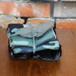 The Sparkling Spur Kids Of A King Camo Burp Cloth Set