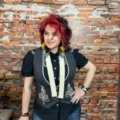 Best Sale ๐ Double D Ranch Wear - Maria Collection Bank Teller Vest Vests โญ 14 Double D Ranch Wear - Maria Collection Bank Teller Vest Vests