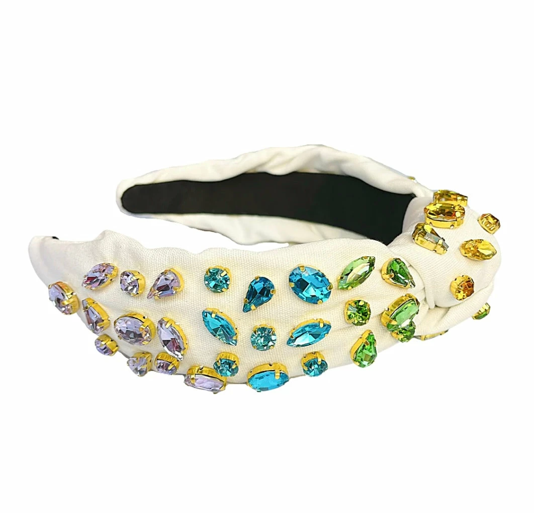 Brand new ๐ Brianna Cannon Ivory Headband With Rainbow Gradient Hand-Sewn Crystals (Mommy + Me Option) Hats/Headbands/Scarves/Gloves ๐ 5 Brianna Cannon Ivory Headband With Rainbow Gradient Hand-Sewn Crystals (Mommy + Me Option) Hats/Headbands/Scarves/Gloves