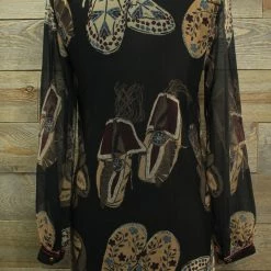 Double D Ranch Wear Sheer Moccasin Tunic