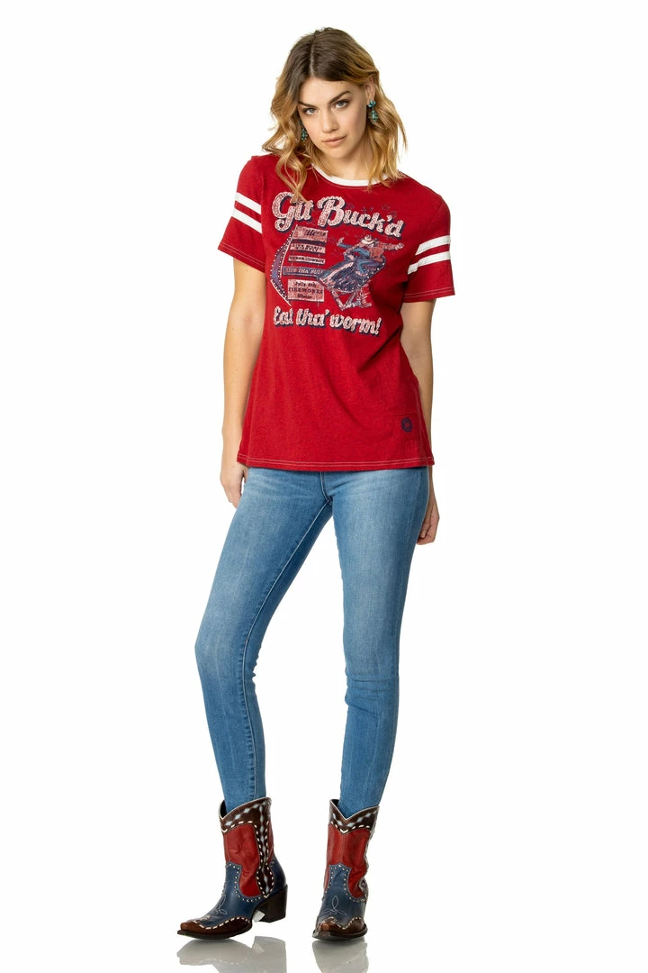 Budget 🔔 Double D Ranch - Sissy Collection Tops Git Buck’d Tee 👏 4 Double D Ranch - Sissy Collection Tops Git Buck’d Tee