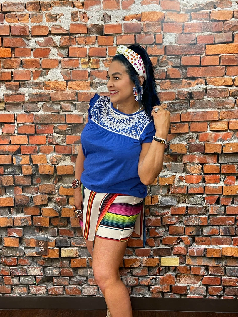 Budget π Double D Ranch - Folk Foray Collection Bonita Blanca Skort Bottoms π 4 Double D Ranch - Folk Foray Collection Bonita Blanca Skort Bottoms