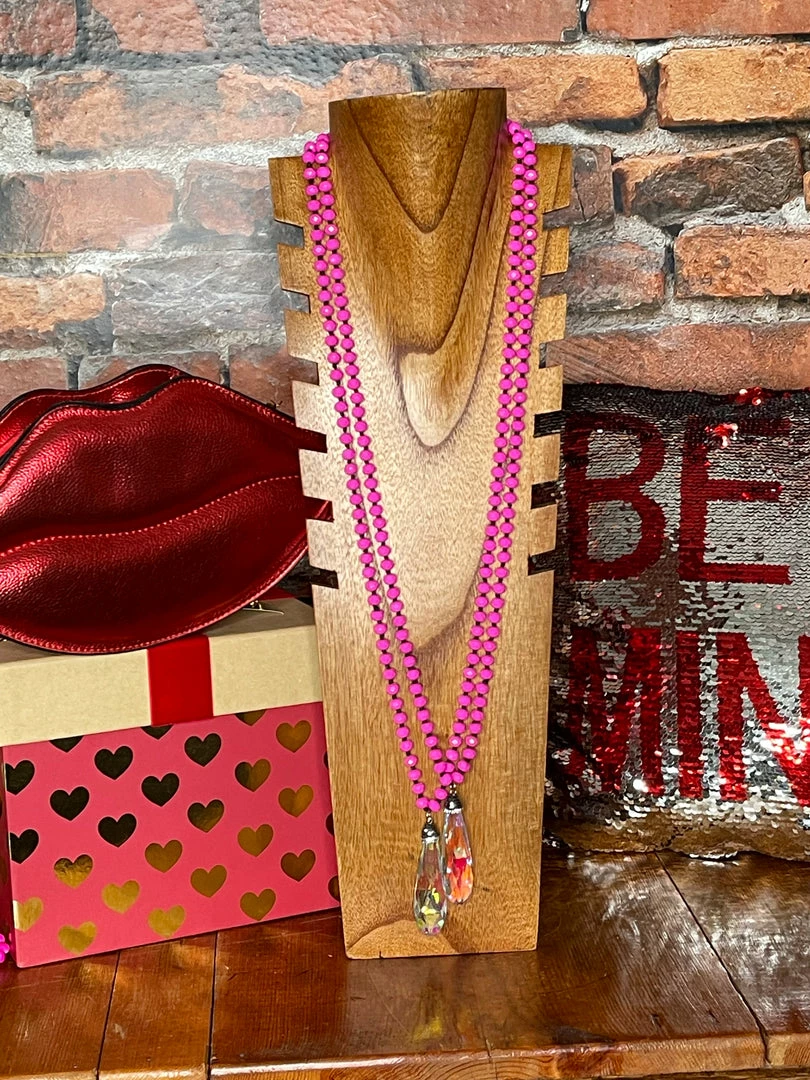 Deals β€οΈ The Sparkling Spur Jewelry AB Crystal Stone W/Fuchsia Cut Beads π 3 The Sparkling Spur Jewelry AB Crystal Stone W/Fuchsia Cut Beads