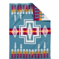 Pendleton Home Goods Knit Baby Blanket With Beanie
