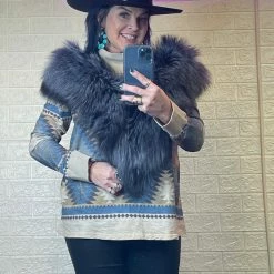 Double D Ranch - Banff Collection Tops Mount Assiniboine Deer Top